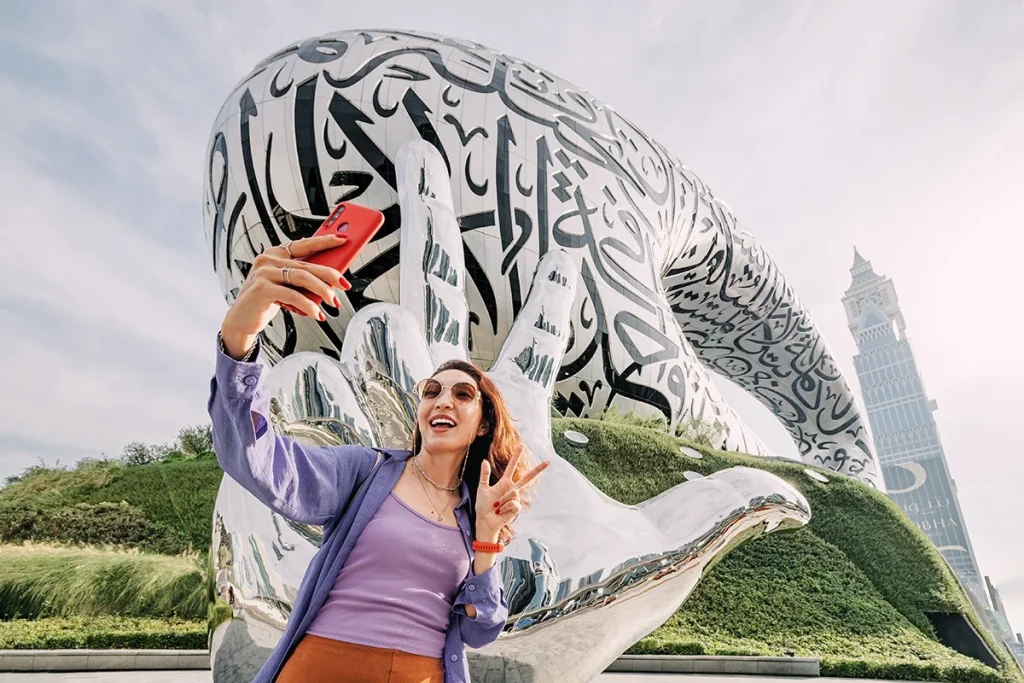 Dubai hosts numerous international events, expos, and networking opportunities, allowing influencers to connect with global brands and peers. Image: Shutterstock